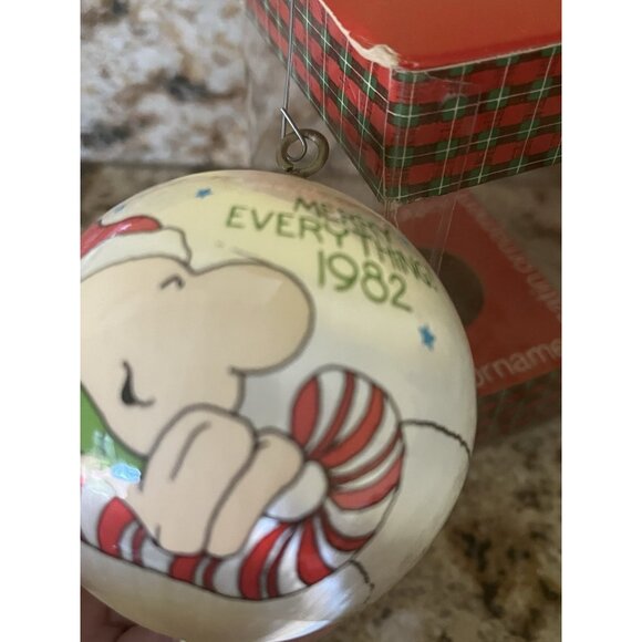 Ziggy Tom Wilson Vtg 1982 Christmas Satin Ornament Double Sided Comic Strip NEW - Picture 8 of 11